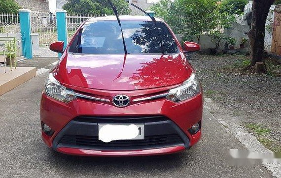 Red Toyota Vios 2014 Manual Gasoline for sale 