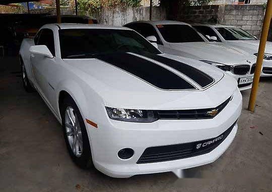 White Chevrolet Camaro 2015 Automatic Gasoline for sale