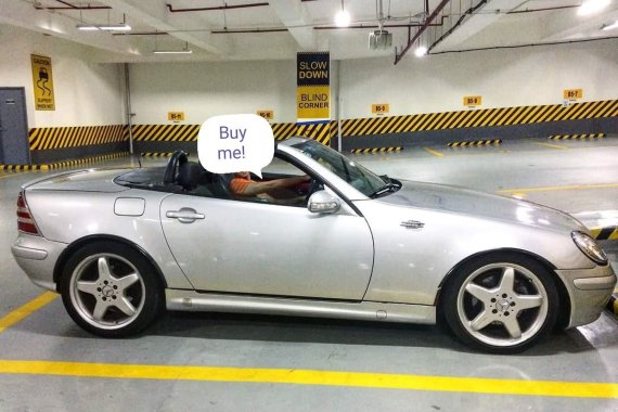 Sell Silver 2001 Mercedes-Benz Slk-Class Convertible at 53000 km in Muntinlupa