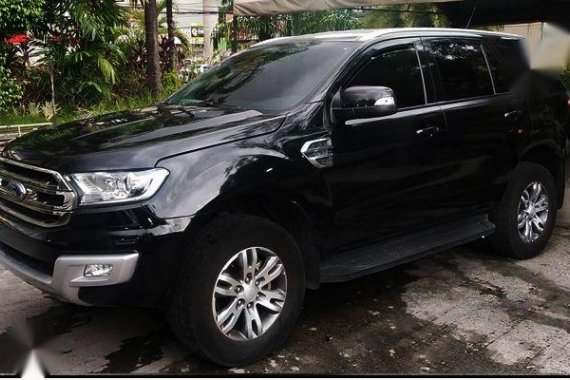 Selling Black Ford Everest 2017 Automatic Diesel in Cainta