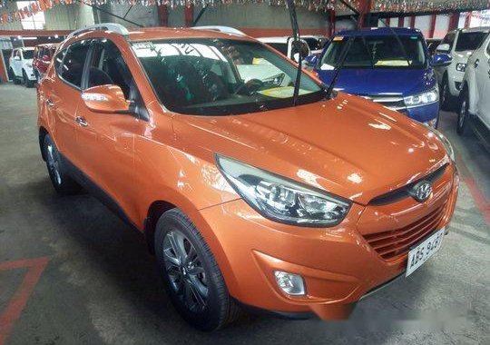 Orange Hyundai Tucson 2015 for sale in Quezon City