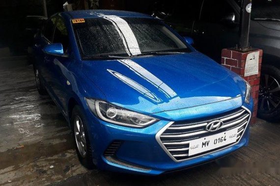 Selling Blue Hyundai Elantra 2018 at 3398 km in Pasig