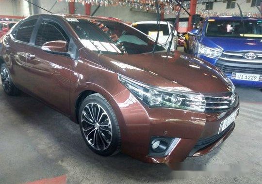 Brown Toyota Corolla Altis 2015 for sale in Quezon City
