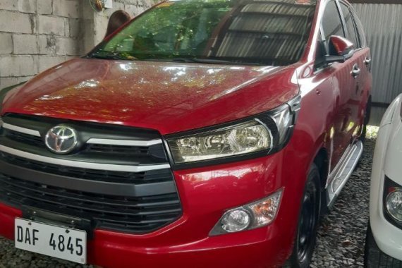 Red Toyota Innova 2017 for sale in Quezon City