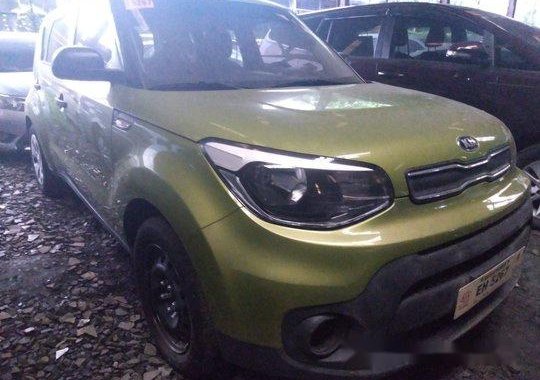 Selling Green Kia Soul 2018 Manual Diesel at 13000 km in Makati