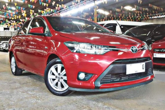 Sell Red 2014 Toyota Vios at 33000 km in Quezon City 