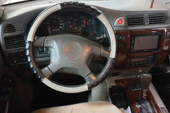 White Nissan Patrol 2002 Automatic Diesel for sale in Quezon City