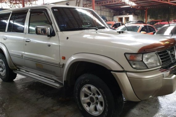 White Nissan Patrol 2002 Automatic Diesel for sale in Quezon City