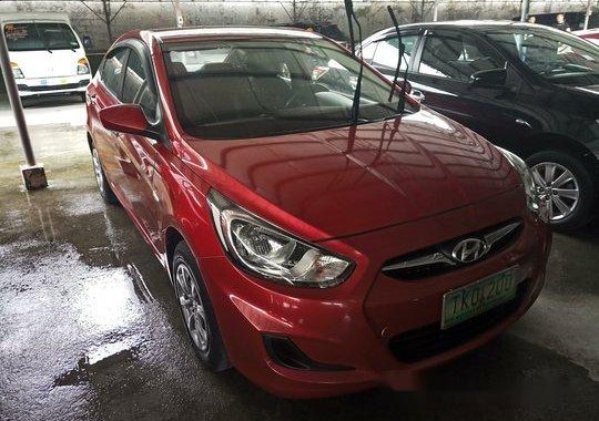 Selling Red Hyundai Accent 2015 in Las Pinas 