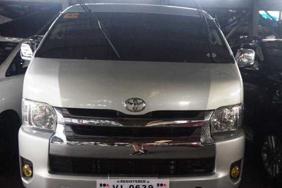 Silver Toyota Hiace 2017 Van for sale in Manila