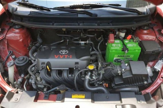 Red Toyota Yaris 2016 for sale in Quezon City