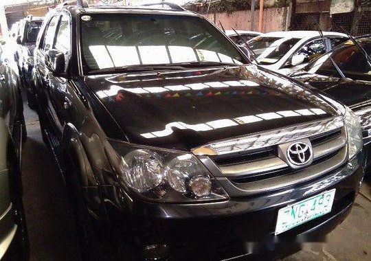 Selling Black Toyota Fortuner 2008 Automatic Gasoline at 79039 km in Antipolo