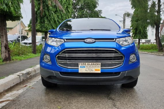 Selling Blue Ford Ecosport 2016 at 7000 km in Metro Manila 