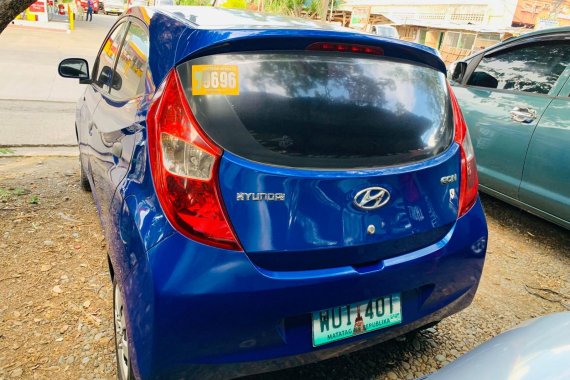 Blue 2014 Hyundai Eon Hatchback for sale in Isabela 