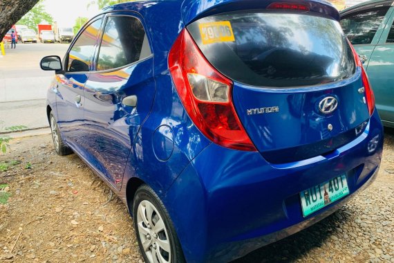 Blue 2014 Hyundai Eon Hatchback for sale in Isabela 