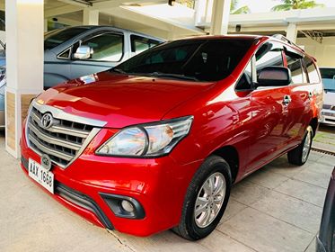Red 2015 Toyota Innova Automatic Diesel for sale in Isabela 