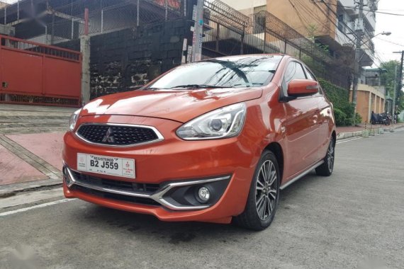 2nd Hand Mitsubishi Mirage 2017 Manual Gasoline for sale in Quezon City