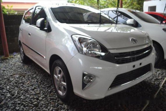 White Toyota Wigo 2016 Manual Gasoline for sale