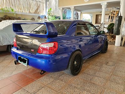 Blue 2003 Subaru Impreza Wrx STi at 65000 km for sale 