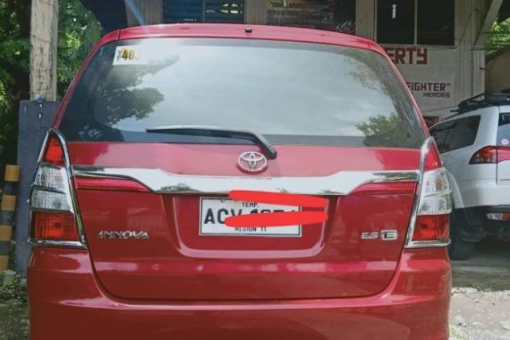 2nd Hand Toyota Innova 2015 Manual Diesel for sale in Davao City