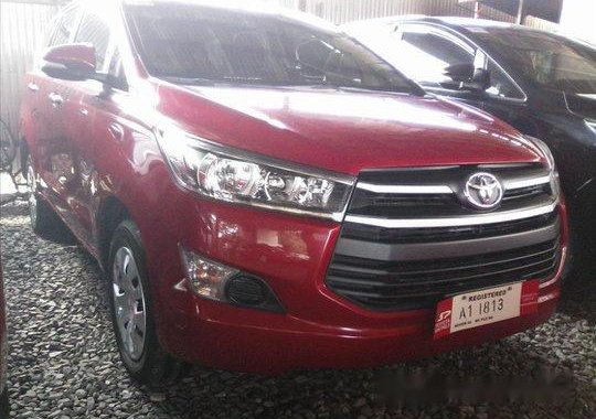 Red Toyota Innova 2017 at 1900 km for sale