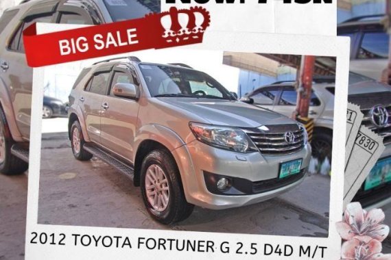 Toyota Fortuner 2012 Manual Diesel for sale in Mandaue