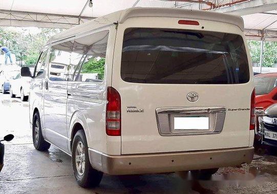 Selling White Toyota Hiace 2013 Automatic Diesel in Makati