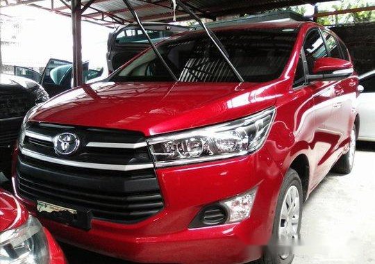 Red Toyota Innova 2017 Manual Diesel for sale in Manila