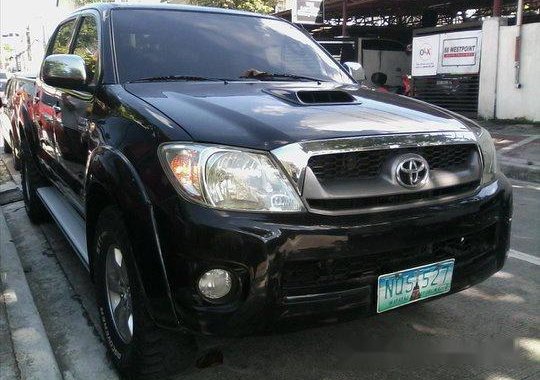 Black Toyota Hilux 2010 for sale Manual