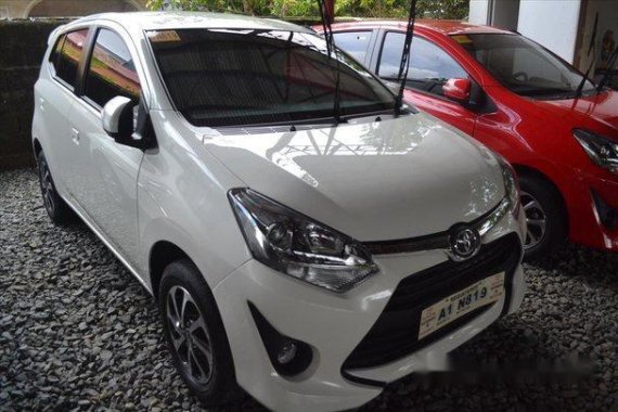 White Toyota Wigo 2018 for sale in Manila