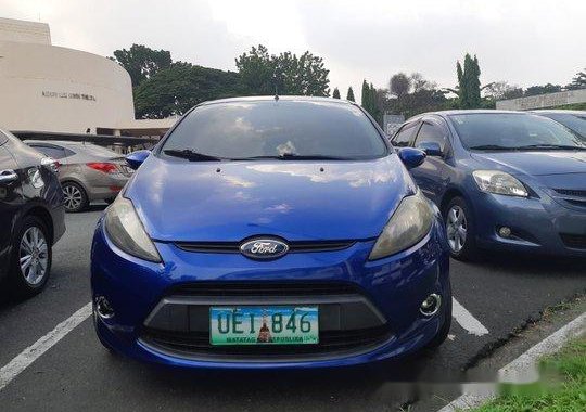 Blue Ford Fiesta 2012 for sale in Quezon City