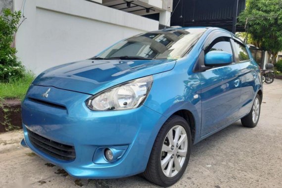Selling Mitsubishi Mirage 2013 Hatchback Automatic Gasoline in Pasig