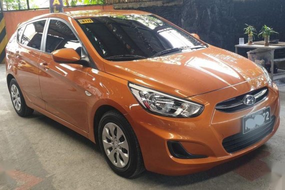 2nd Hand Hyundai Accent 2017 Hatchback Automatic Diesel for sale in Quezon City