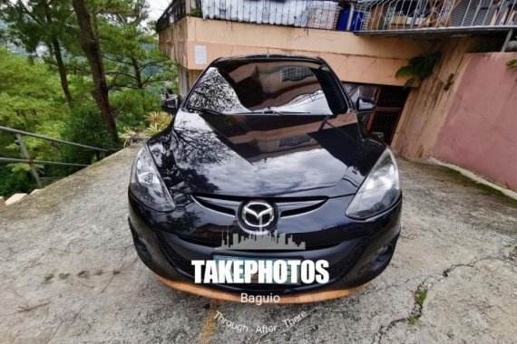 Sell Black 2012 Mazda 2 Sedan Automatic Gasoline at 85000 km in Baguio