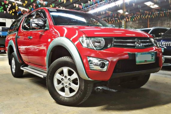 Red 2013 Mitsubishi Strada Diesel Manual for sale in Quezon City 