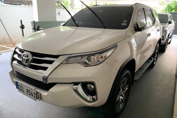 White Toyota Fortuner 2017 SUV at Automatic Diesel for sale in Quezon City