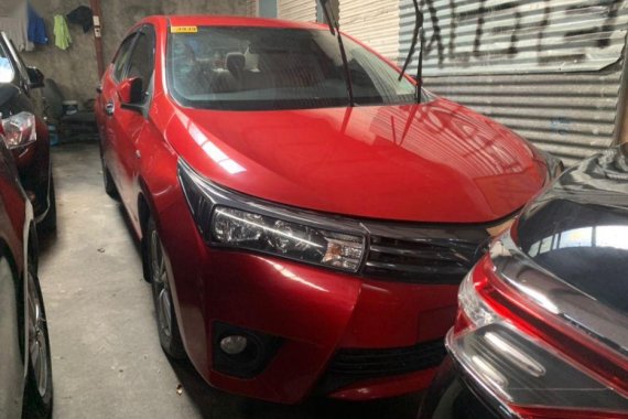 Selling Red Toyota Altis 2017 Automatic Gasoline in Quezon City