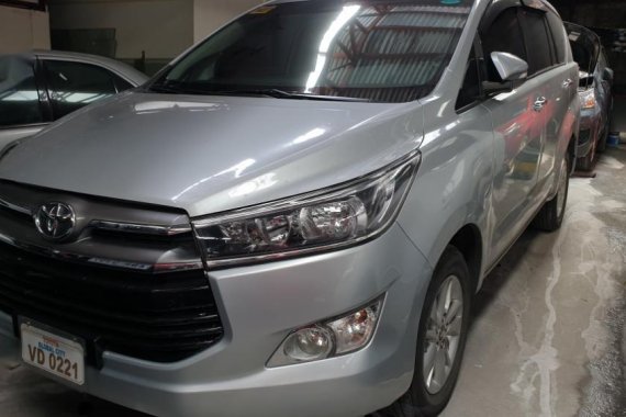 Silver Toyota Innova 2016 Manual Diesel for sale in Quezon City