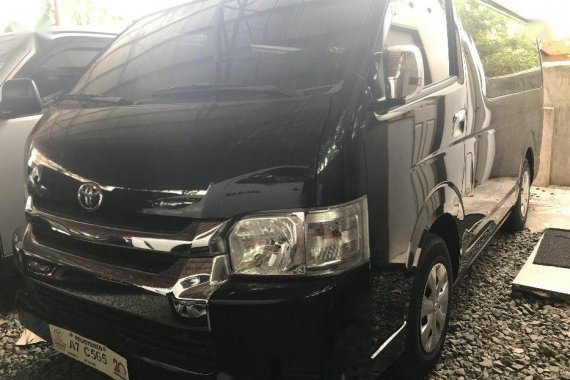 Black Toyota Hiace 2018 for sale in Manual