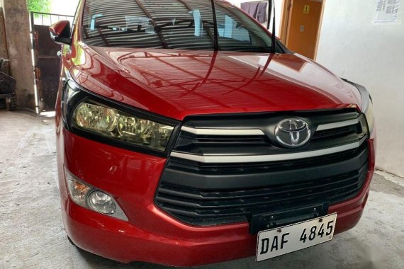 Selling Red Toyota Innova 2017 in Quezon City