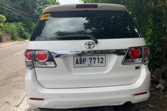 White Toyota Fortuner 2016 for sale in Quezon City