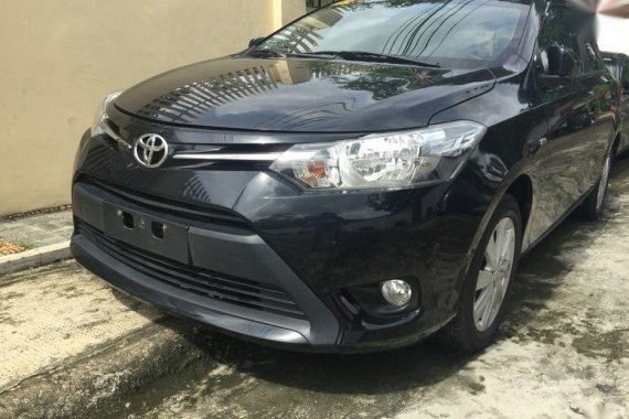 Black Toyota Vios 2016 Manual Gasoline for sale in Quezon City