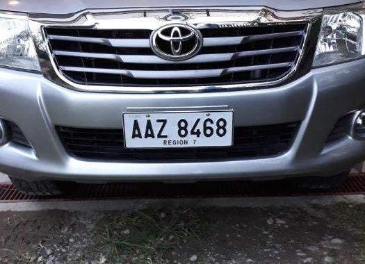 Sell 2nd Hand 2015 Toyota Hilux at 80000 km in Dumaguete