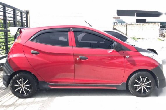 Red Hyundai Eon 2013 Manual Gasoline for sale in Las Piñas