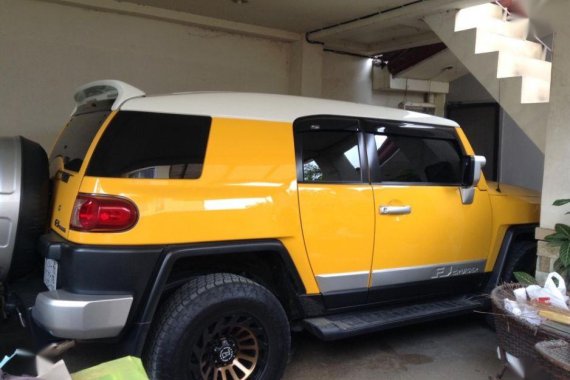 2nd Hand Toyota Fj Cruiser 2016 for sale in Davao City