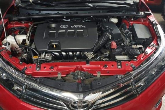 Red Toyota Altis 2017 Automatic Gasoline for sale in Quezon City