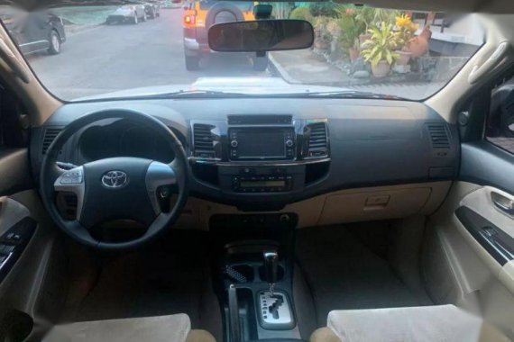 White Toyota Fortuner 2014 at 70000 km for sale in Cebu City