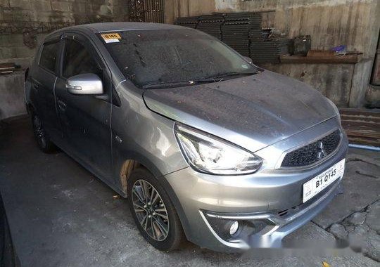 Selling Grey Mitsubishi Mirage 2017 Automatic Gasoline at 18000 km in Makati