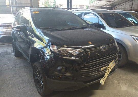 Black Ford Ecosport 2017 Automatic Gasoline for sale in Makati