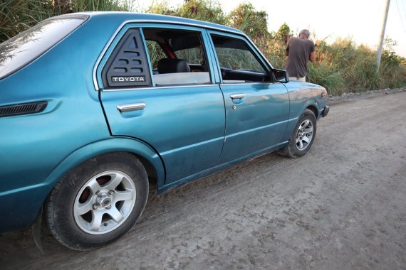 Blue Toyota Corolla 1978 Sedan Manual Gasoline for sale 